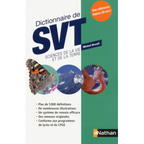 Dictionnaire de SVT - Sciences de la Vie et de la Terre - Grand Format