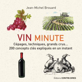 Vin minute - Cépages, appellations, grands crus. 200 concepts clés expliqués en un instant - Grand Format