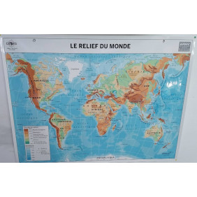 Carte murale du monde planisphère - CESIG GF