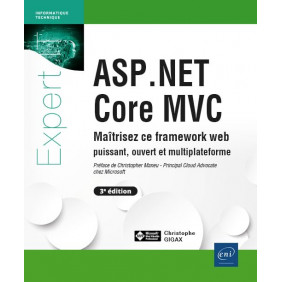 ASP.NET Core MVC - Maîtrisez ce framework web puissant, ouvert et multiplateforme 3e édition - Grand Format