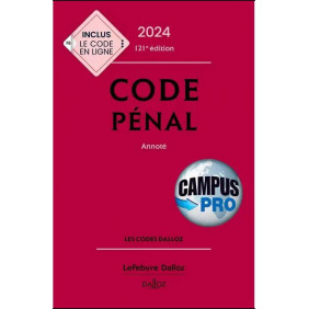 Code pénal annoté Edition 2024 - Grand Format