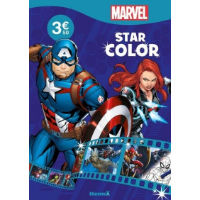 Marvel  Star Color Livre de coloriage pour enfants Dès 4 ans