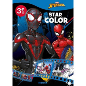 Marvel Spider-Man - Star Color - Livre de coloriage pour enfants - Dès 4 ans