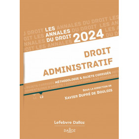 Les Annales du droit administratif 2024 - Grand Format