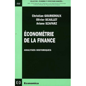 Econométrie De La Finance. Analyses Historiques