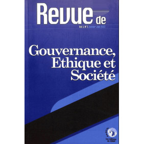 Revue de Gouvernance, Ethique et Société Vol.1,Nº1 janvier - juin 2023