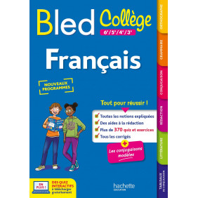 Français 6e à 3e Le Bled Collège Edition 2023 - Grand Format