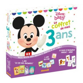 Disney Baby - Le coffret de mes 3 ans - Coffret jeux - Dès 3 ans
