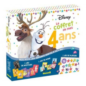 Disney - Le coffret de mes 4 ans - Coffret jeux - Dès 4 ans