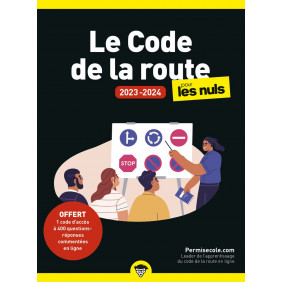 Le code de la route pour les nuls Edition 2023-2024 - Poche