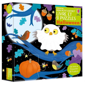 Halloween - Avec un livre et 3 puzzles de 9 pièces - 6 - 8 ans