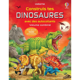 Construis tes dinosaures avec des autocollants - Avec plus de 400 autocollants - Album - 6 - 8 ans