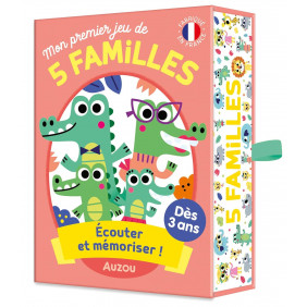 Mon premier jeu de 5 familles - Ecouter et mémoriser ! - Poche - 3 - 5 ans