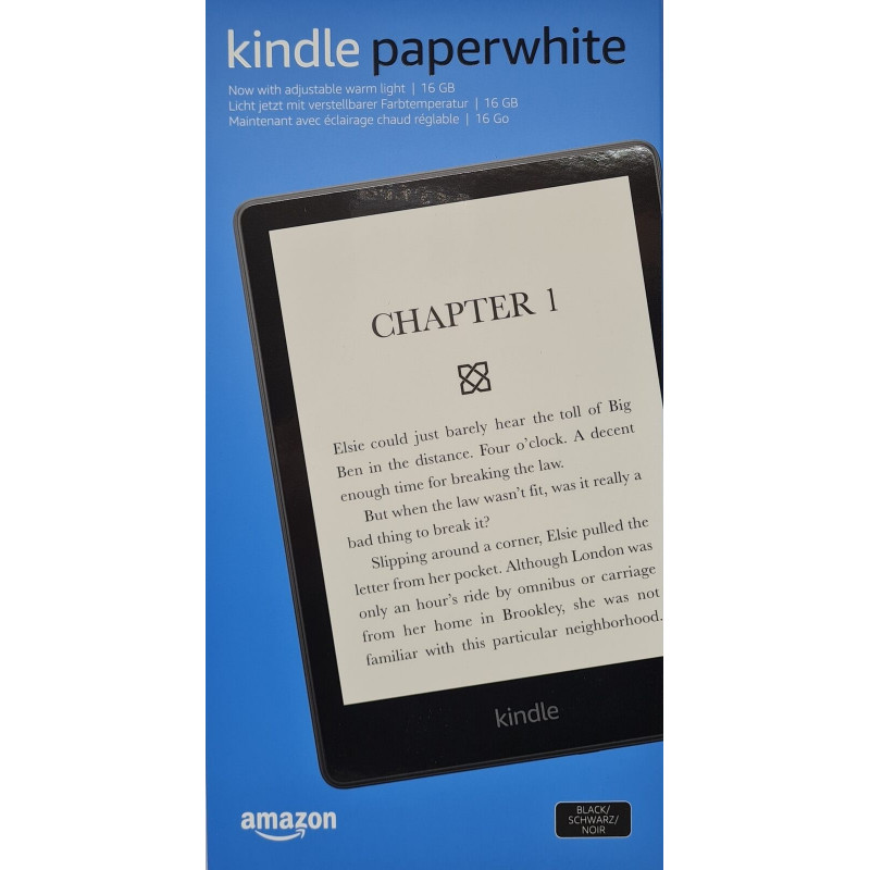 Kindle Paperwhite 16 Go Desormais dote d un ecran 6 8 et d un eclairage chaud reglable