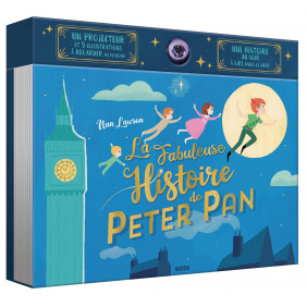 La Fabuleuse Histoire de Peter Pan - Un projecteur avec 9 illustrations à regarder au plafond - Grand Format - Dès 3 ans