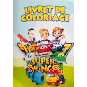 Livre de coloriage super wings - Dès 3 ans
