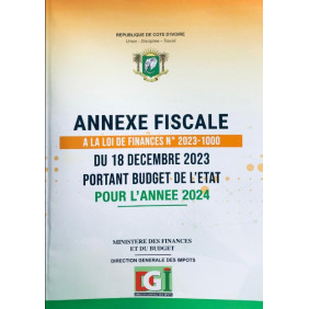 Annexe fiscale pour l'année 2024 -DGI