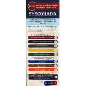 Plan comptable général syscohada révisé PCGO Ed 2024-2025