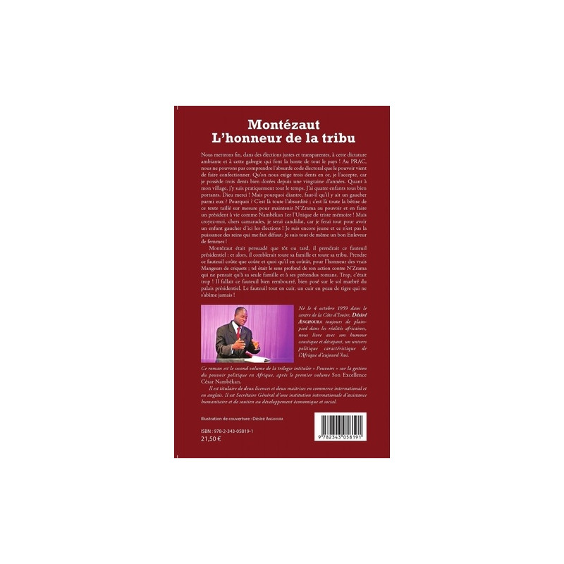 L'honneur de la tribu - Pouvoir 2 - Grand Format - Librairie de France