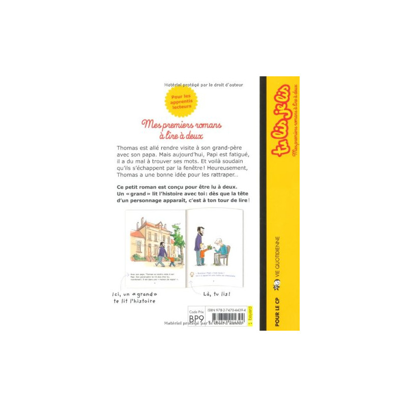 Les mots de Papi s'envolent - Occasion - Poche - Librairie de France