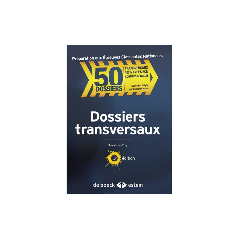 Dossiers transversaux - Poche
3e édition - Librairie de France
