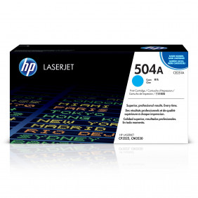 HP 504A - cyan - original - LaserJet - cartouche de toner (CE251A)