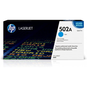 Toner hp 502A cyan Q6471A pour hp CLJ 3600/3800