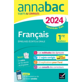 Français 1re générale - Sujets & corrigés - Grand Format Edition 2024