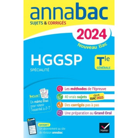 HGGSP spécialité Tle générale - Sujets & corrigés - Grand Format Edition 2024