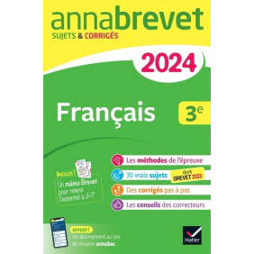 Français 3e - Sujets & corrigés - Grand Format Edition 2024