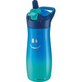 Concept enfant gourde inox simple paroi 580ml bleu