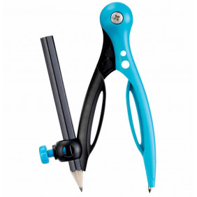 MAPED Compas scolaire Essentials à bague universelle Coloris Aléatoire