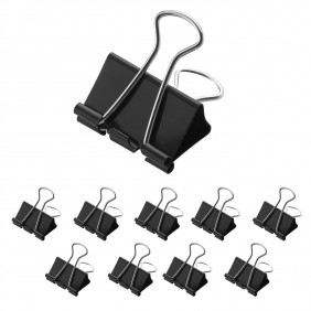 Maped clip foldback 41 mm, noir, boîte de 12 pièces - 036161