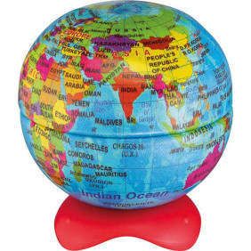 Maped - Taille-crayon Globe - 1 Trou - Taille-Crayon avec Réservoir - Réserve en Métal - Présentoirs de 16 pièces