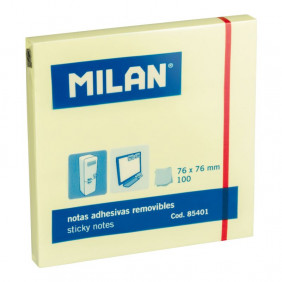 Bloc 100 notes adhésives 76 x 76 mm