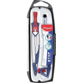 Maped 196100 - compas Stop System, coffret 3 pièces - Vendu à l'unité