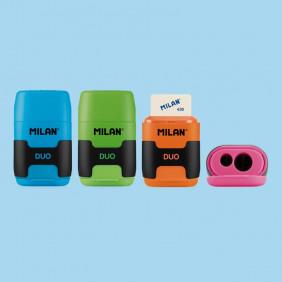 Coffret présentoir 16 gommes avec taille-crayon - Vendu à l'unité