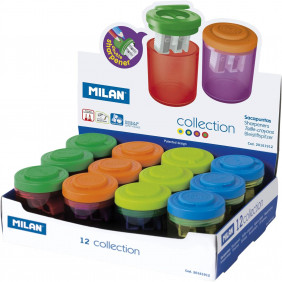 Boîte présentoir 12 taille-crayons COLLECTION