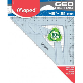 Maped Geometric - Équerre 21 cm - 45°