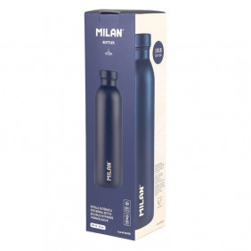 Bouteille isotherme en acier inoxydable 0,59 L, 430 since 1918 collection, bleu marine