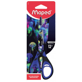 Maped - Ciseaux 16 cm Deepsea Paradise - Ciseaux Scolaires dès 12 Ans - Pour Collège et Lycée