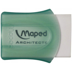 Maped Gomme en plastique Architecte, blanc (511010) assorties - Vendu à l'unité