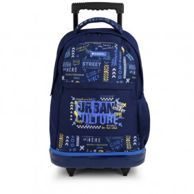 Sac à dos à roulettes skull 23L