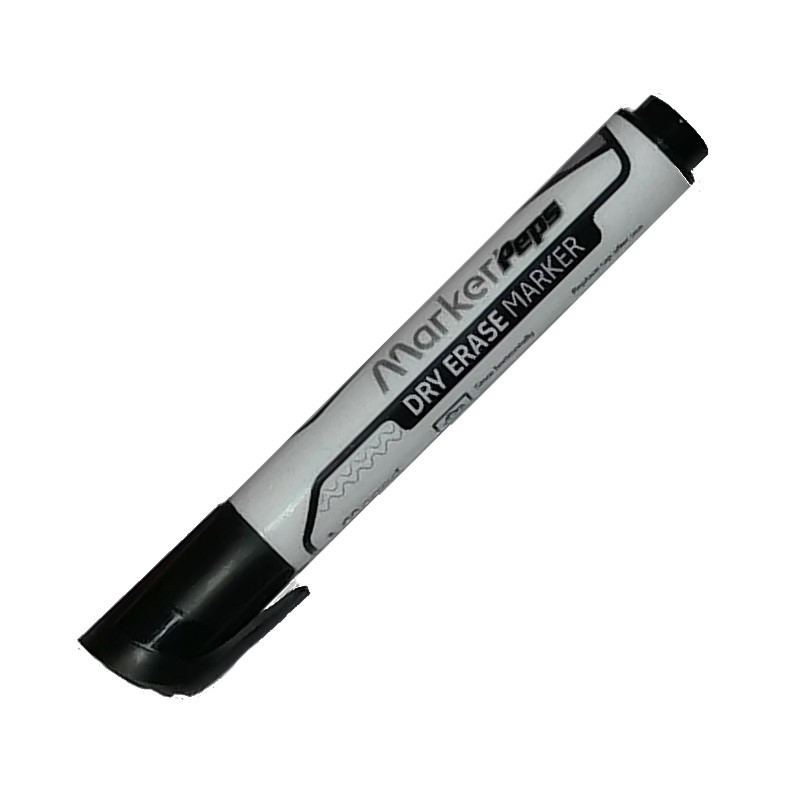 Maped - Lot De 4 Feutres Pour Tableau Blanc PEPS - Pointe Ronde 1,5 Mm, Couleurs Assorties (noir, Bleu, Rouge, Vert)