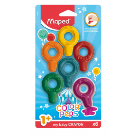 Baby Crayon Color Peps In Box x6 - Dès 1 an