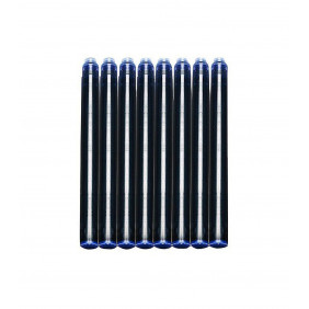 WATERMAN boîte de 8 cartouches longues, couleur Bleu Mystère pour Stylo plume