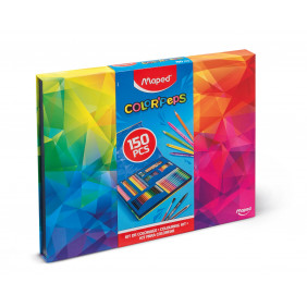 MAPED - Kit de Coloriage 150pcs Color'Peps - Coffret de coloriage complet - Boîte cadeau de 150 pcs
