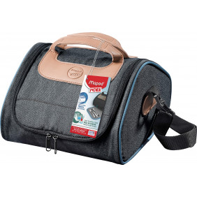 Maped Picnik Adulte - Sac à Déjeuner - Facile à Nettoyer - Sac Isotherme Repas avec Set de Table Inclus - Contenance 4,4L - Bleu