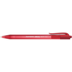 Stylo à bille rétractable InkJoy 100 - corps triangulaire - tracé m - rouge