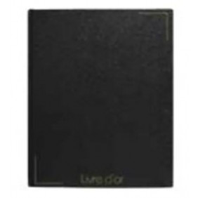 Livre d'or - 26 X 26.5 cm - Noir - Sign